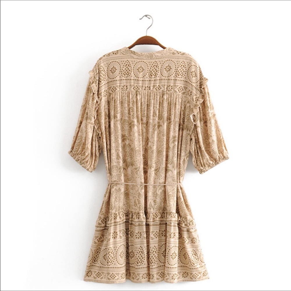 Safari Boho Mini Dress - Picture 11 of 16